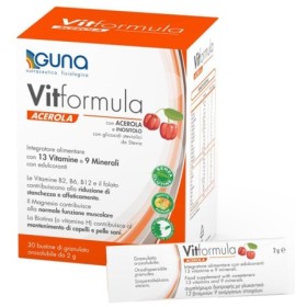 Guna Vitformula Acerola Integratore Di Vitamine e Minerali 30 Stick