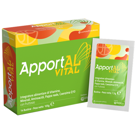 Apportal Vital Integratore di Vitamine e Minerali 14 Bustine