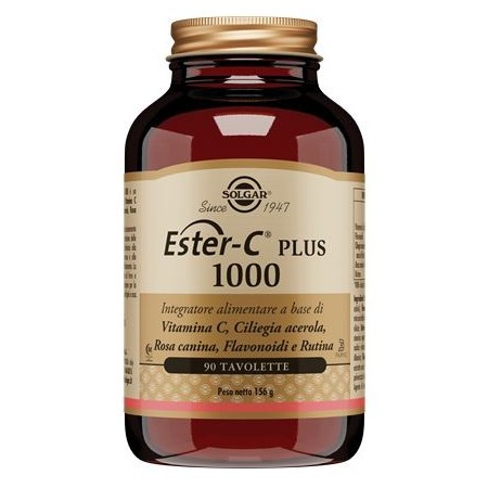 Solgar Ester C Plus 1000 Integratore Vitamina C 90 Tavolette