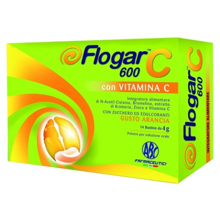Flogar C 600 Integratore Benessere Vie Respiratorie 14 Bustine