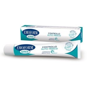 Emoform Dentifricio Alifresh per il Controllo dell'Alito Fresco Gusto Menta 75 ml