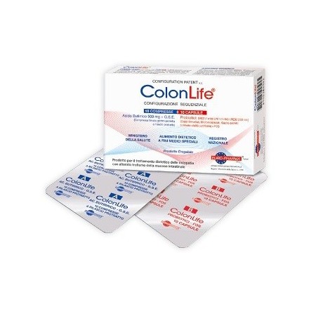 Colonlife Integratore Trattamento Coleopatie 10 Compresse   10 Capsule