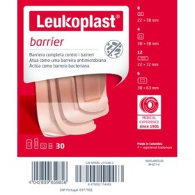 Leukoplast Barrier Cerotti Antibatterici 30 Pezzi Assortiti