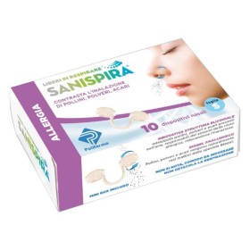Sanispira Allergia Filtro Nasale Contro Rinite Allergica Taglia M 10 Pezzi