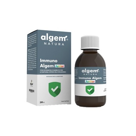Algem Immuno Junior Integratore per le Difese Immunitarie 200 ml