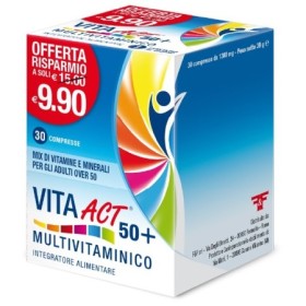 Linea Act Vita Act 50 Multivitaminico Integratore 30 Compresse