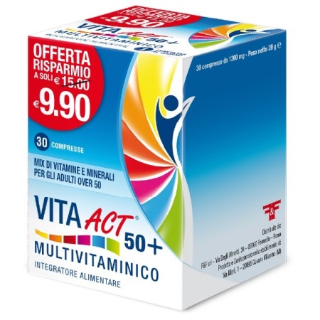 Linea Act Vita Act 50 Multivitaminico Integratore 30 Compresse