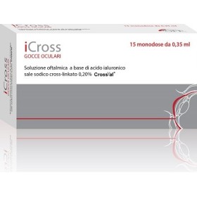 iCrossgel Soluzione Oftalmica Protezione Corneale 15 Flaconcini Monodose
