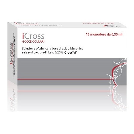 iCrossgel Soluzione Oftalmica Protezione Corneale 15 Flaconcini Monodose