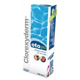 Clorexyderm Oto Più Detergente Pulizia Auricolare Cani e Gatti 150 ml