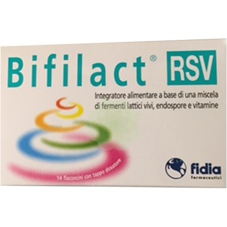 Bifilact RSV Integratore Fermenti Lattici Vivi 14 Flaconcini