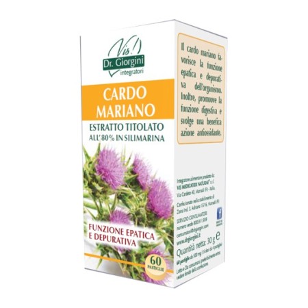 Dr. Giorgini Cardo Mariano Estratto Titolato Integratore Fegato 60 Pastiglie