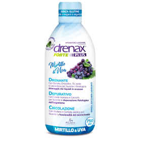 Drenax Forte Mirtillo Plus Integratore Drenante 750 ml