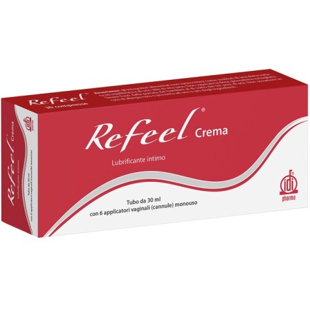 Refeel Crema Lubrificante Vaginale Tubo 30 ml   6 Cannule