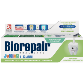 Biorepair Dentrificio Junior 6-12 Anni 75 ml