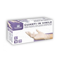 Gammadis Guanti in Vinile Senza Polvere Taglia M 100 Pezzi