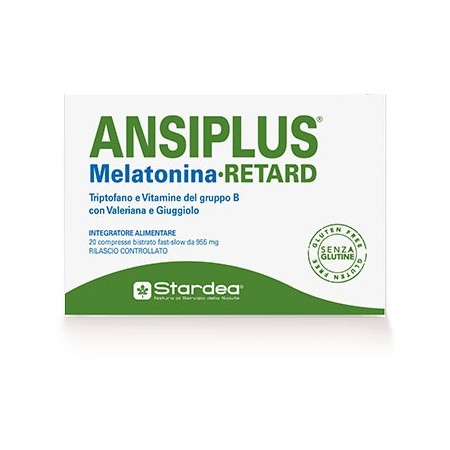 Ansiplus Melatonina Retard 20 Compresse