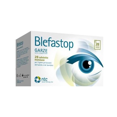 Blefastop Garze Oculari In Cotone Monouso Lenitive 28 Pezzi