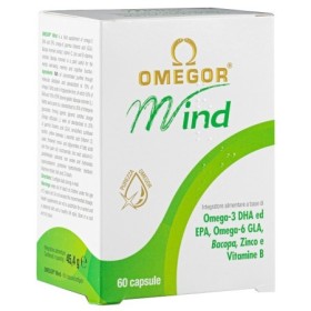 Omegor Mind Integratore Memoria e Funzioni Cognitive 60 Capsule Molli