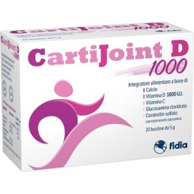 CartiJoint D 1000 Integratore Ossa e Articolazioni 20 Bustine