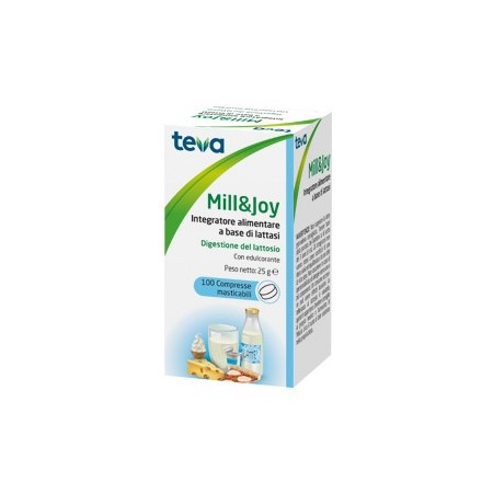 Mill&Joy Integratore a Base di Lattasi 100 Compresse Masticabili