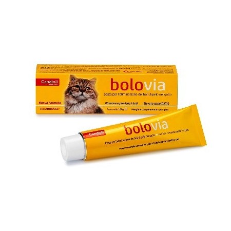 Candioli Bolo Via Pasta Eliminazione Di Boli Di Pelo Per Gatti 50 g