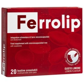 Ferrolip Integratore Di Ferro 20 Bustine Orosolubili