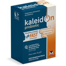 Kaleidon Probiotic Fast Bianco Naturale Integratore Probiotico 10 Bustine Orosolubili