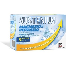 Sustenium Magnesio e Potassio Integratore Sali Minerali 28 Bustine