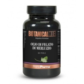BotanicalMix Olio di Fegato di Merluzzo Integratore di Omega3 60 Perle
