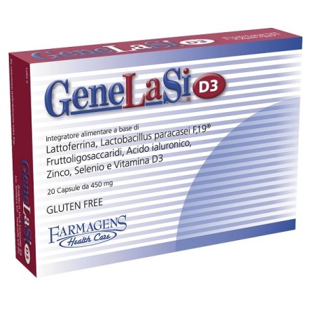 Genelasi D3 Integratore Fermenti Lattici 20 Capsule
