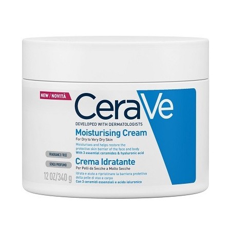 CeraVe Crema Corpo Idratante Pelle Molto Secca 340 g