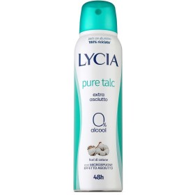 Lycia Spray Gas Antiodorante Pure Talc Protezione Asciutta 150 ml