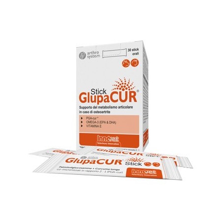 Glupacur Integratore Metabolismo Articolare Cani e Gatti 30 Stick Orali