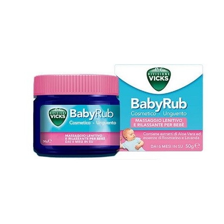Vicks Babyrub Unguento Lenitivo Per Bambini 50 g