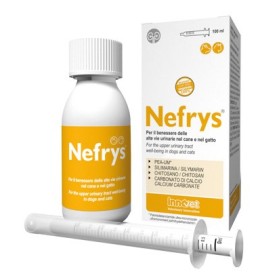 Nefrys Benessere Vie Urinarie Cani e Gatti Con Siringa Dosatrice 100 ml