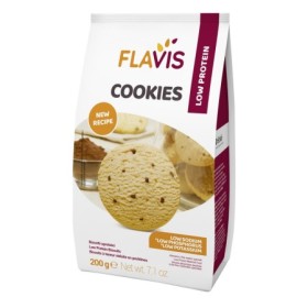 Mevalia Flavis Choco Chip Biscotti Aproteici con Pezzetti di Cioccolato 200 g