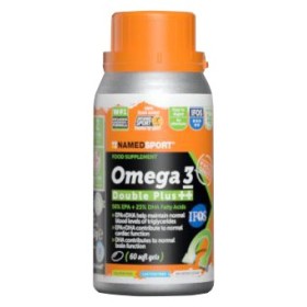 Named Sport Omega 3 Double Plus   Integratore di Acidi Grassi 60 Soft Gel