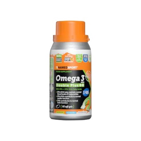 Named Sport Omega 3 Double Plus   Integratore di Acidi Grassi 60 Soft Gel