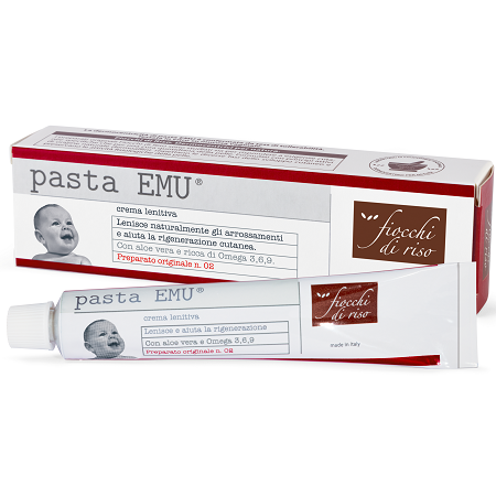 Fiocchi di Riso Pasta Emu Crema Lenitiva Rigenerante Neonati 30 ml