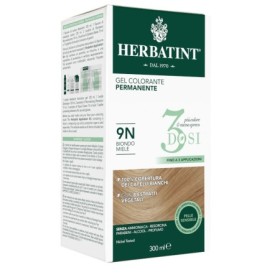 Herbatint Tintura Capelli Gel Permanente 3Dosi 9N Biondo Miele 300 ml