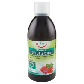 Equilibra Detox 4 Azioni Integratore Benessere dell'Organismo 500 ml