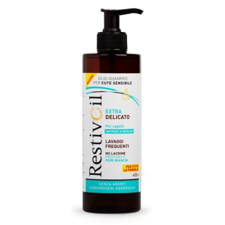 Restivoil Extra Delicato Olio Shampoo Capelli Normali e Delicati 400 ml