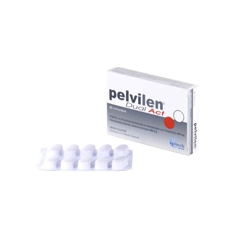 Pelvilen Dual Act Integratore Dolore Pelvico 20 Compresse