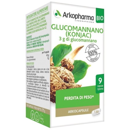 Arkocapsule Glucomannano Integratore Per Favorire La Perdita Di Peso 130 Capsule