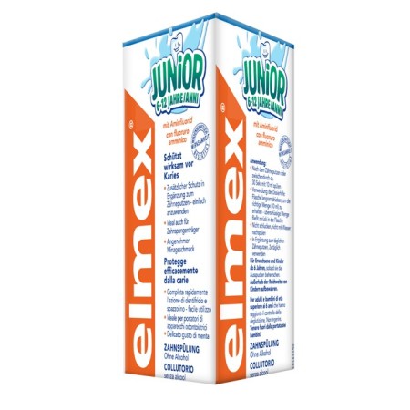 Elmex Junior Collutorio Bambini 6-12 Anni 400 ml