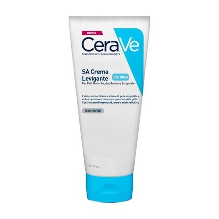 CeraVe SA Crema levigante 10% UREA per Pelle Molto Secca, Ruvida e Screpolata 177 ml