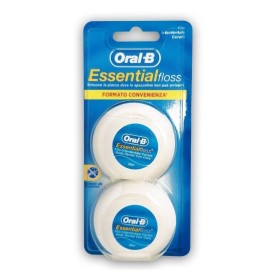 Oral-B Filo Interdentale Essential Al Sapore Di Menta BIPACCO 2X50m