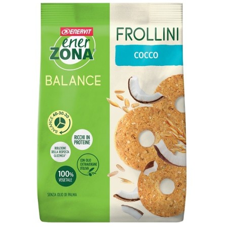 Enerzona Frollini 40-30-30 Cocco Sacchetto 250g