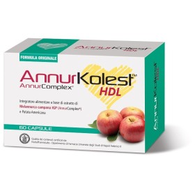 AnnurKolest HDL Integratore Metabolismo dei Trigliceridi e Colesterolo 60 Capsule